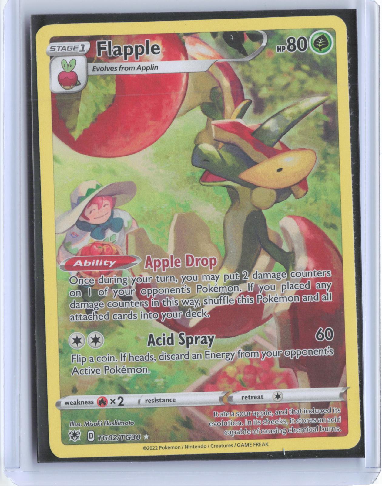 Flapple TG02/TG30 Holo Astral Radiance Trainer Gallery Pokemon