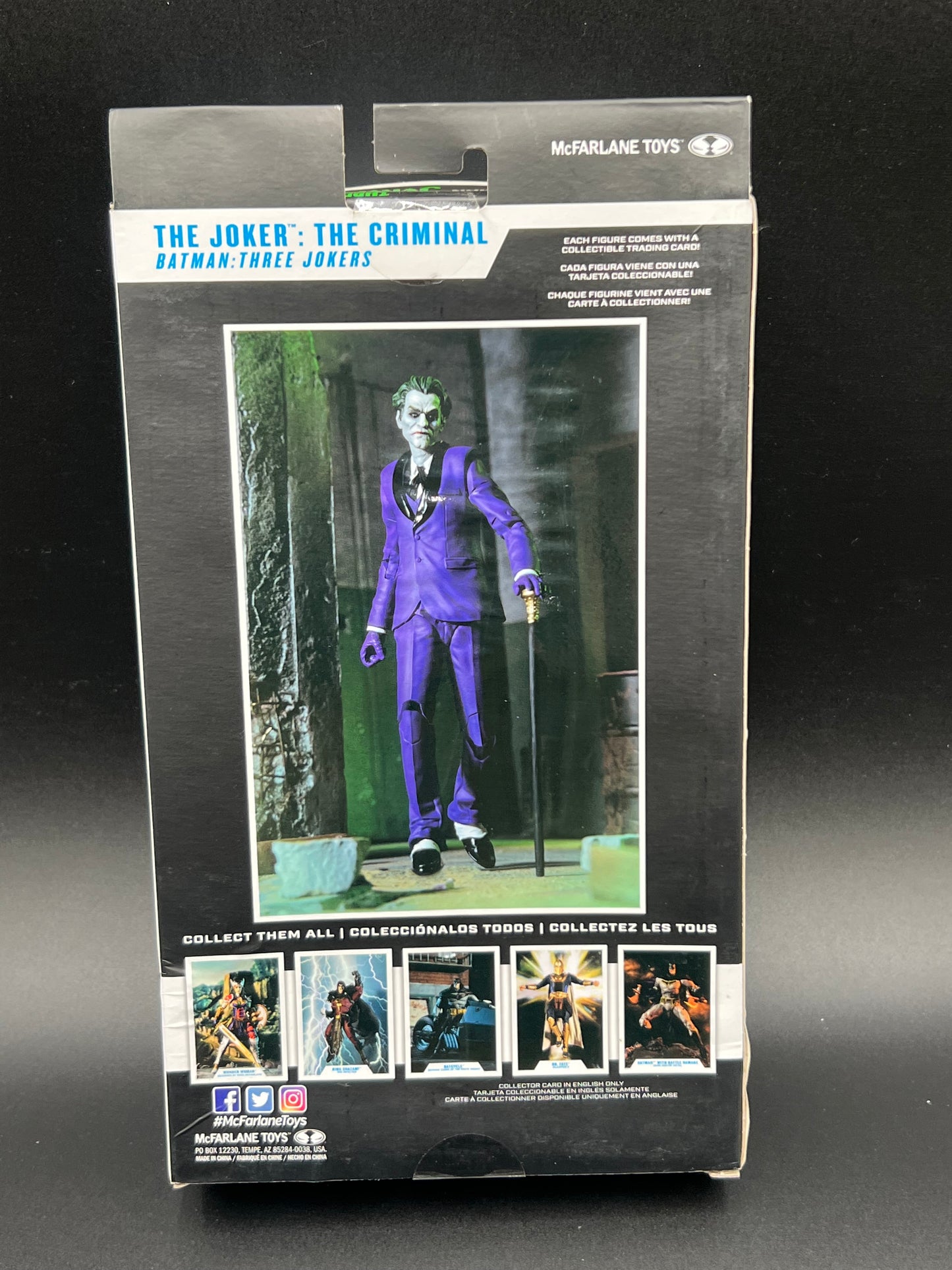 DC Multiverse The Joker: The Criminal from Batman: Three Jokers 7" Action Figure with Accessories Mcfarlane Toys