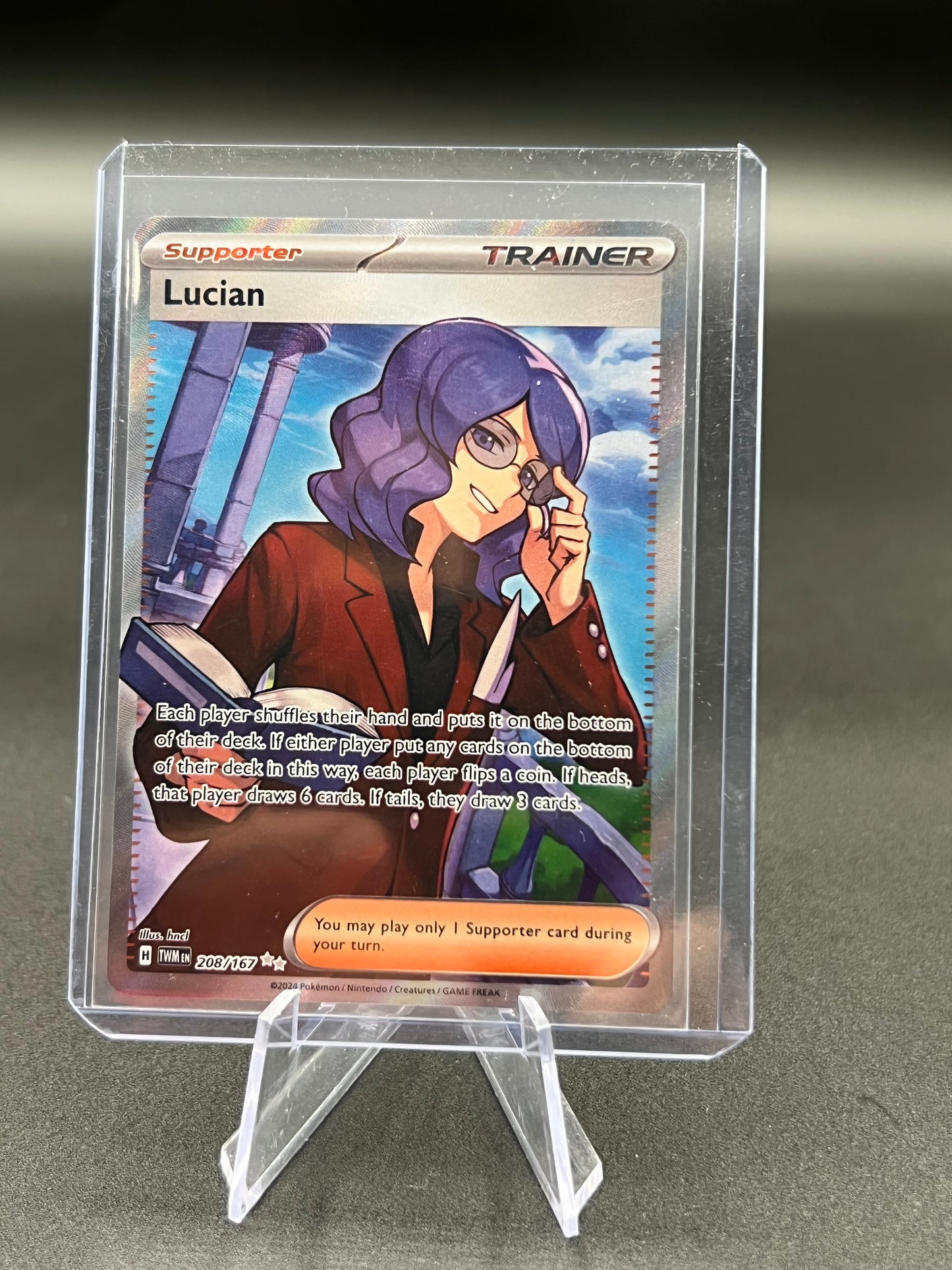 Lucian - 208/167 - SV06: Twilight Masquerade (TWM) Pokémon TCG