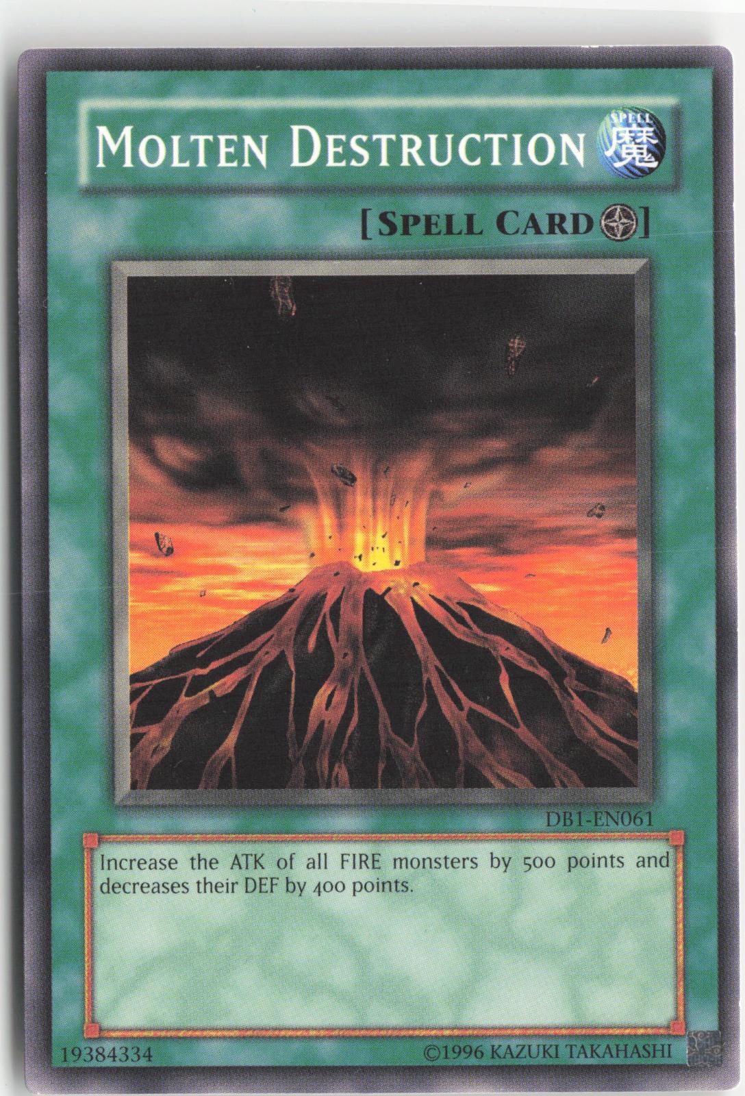 Molten Destruction DB1-EN061 Dark Beginning 1 Yu-Gi-Oh Unlimited