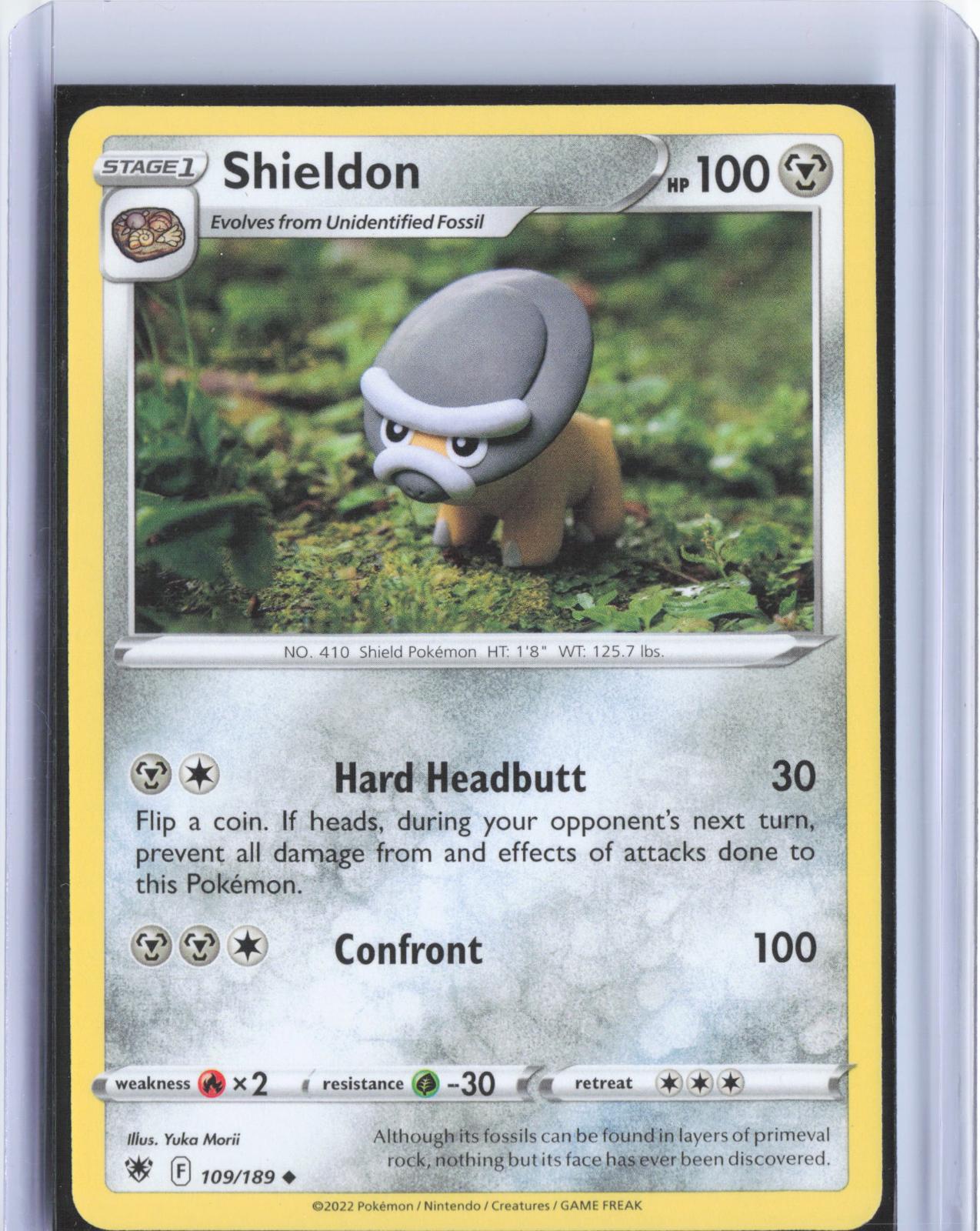 Shieldon 109/189 Uncommon Astral Radiance Pokemon TCG Card
