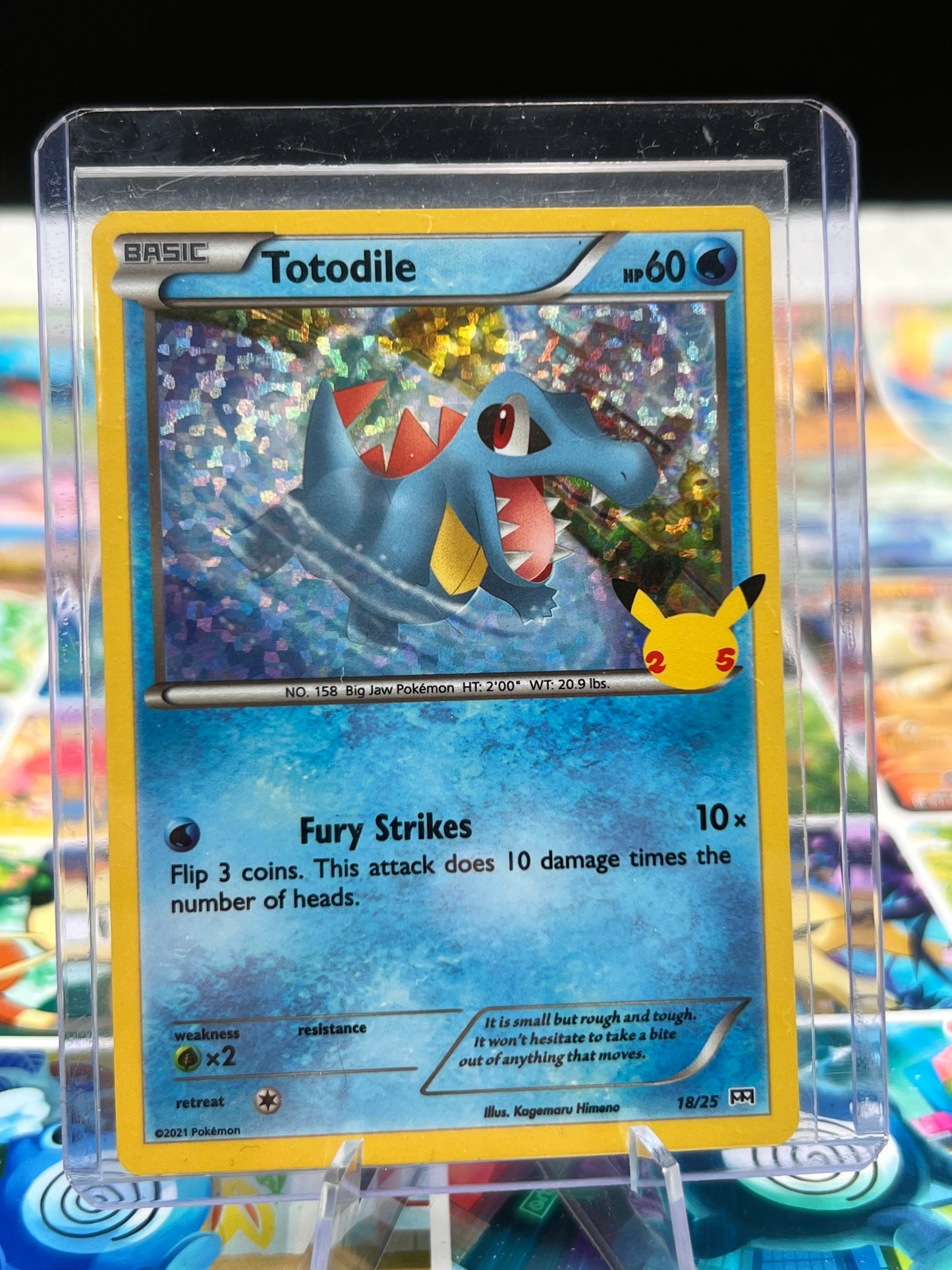 Totodile - 18/25 - McDonald's 25th Anniversary Promos (MCD21) Pokémon Card TCG