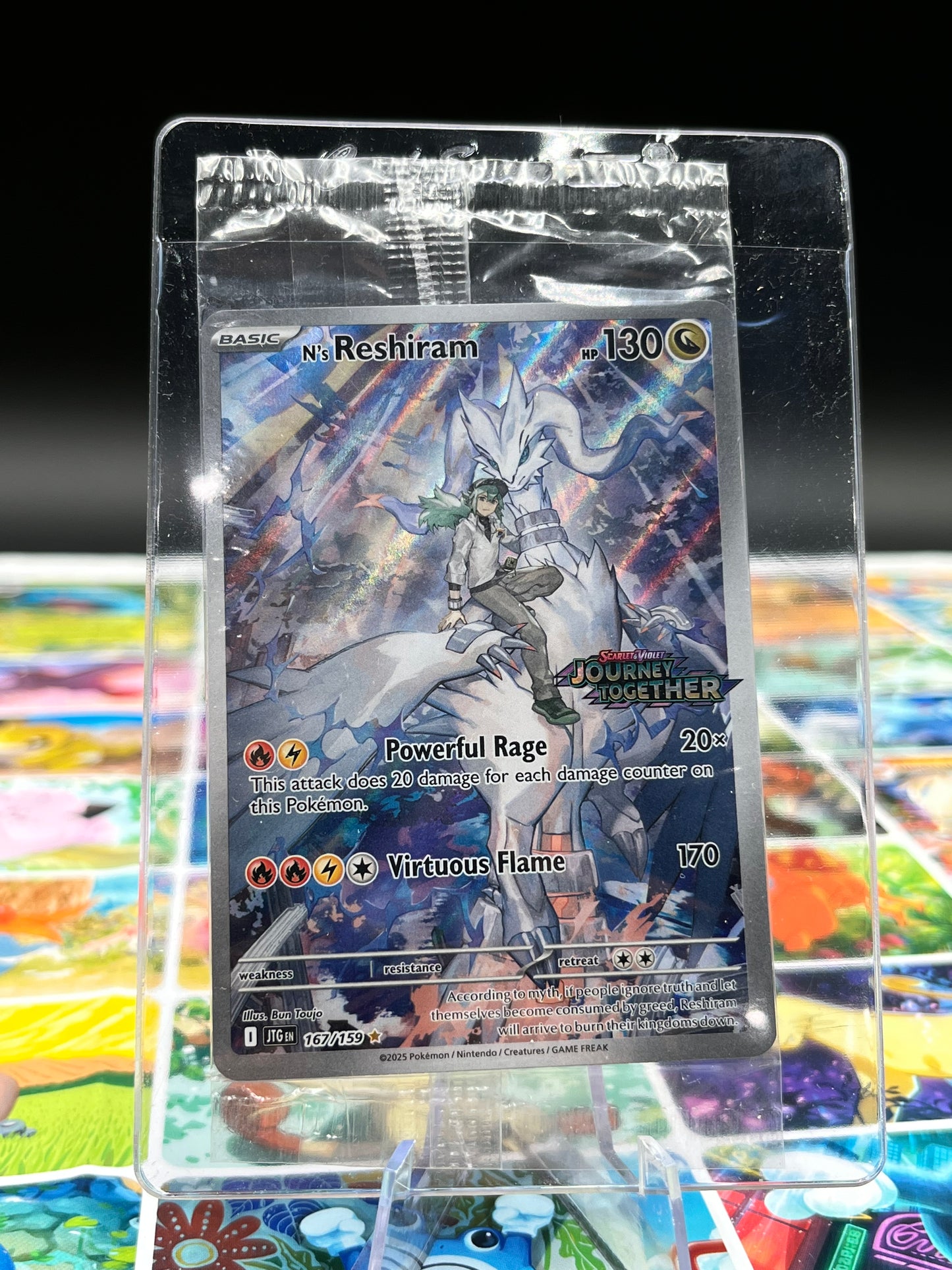 N's Reshiram (Sealed) - 167/159 (Journey Together Stamped) - Miscellaneous Cards & Products (MCAP) Pokémon Card TCG