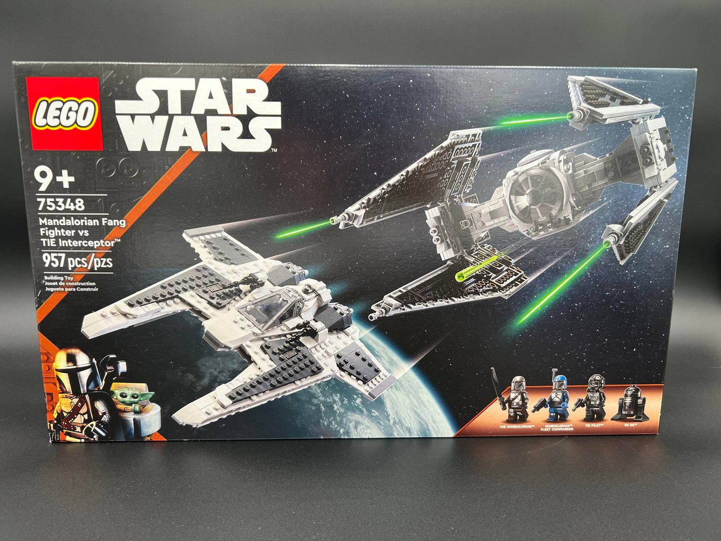 LEGO Disney Star Wars Mandalorian Fang Fighter vs. TIE Interceptor Item No: 75348 Factory Sealed NEW