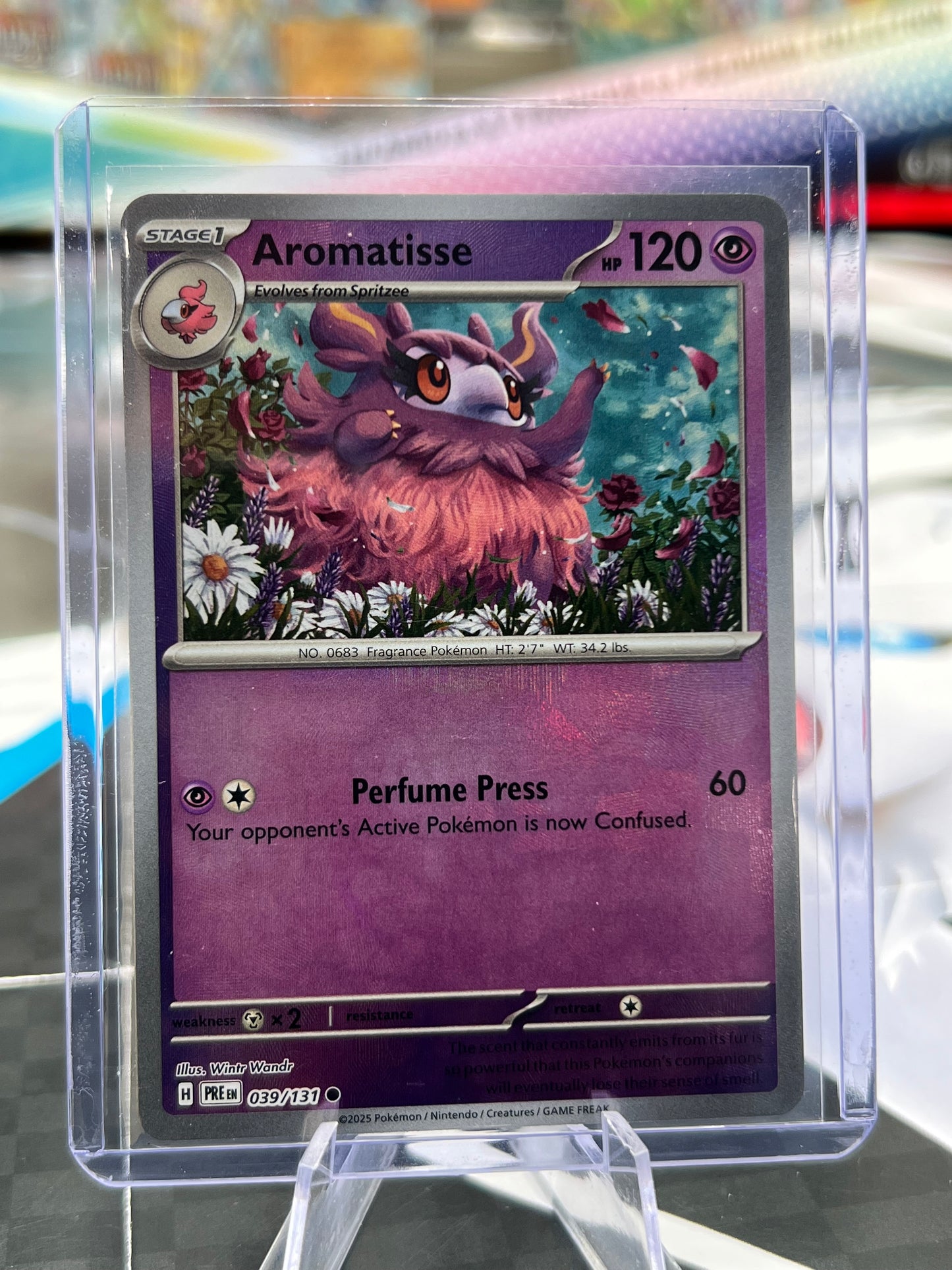 Aromatisse 039/131 (Poke Ball Pattern) - SV: Prismatic Evolutions (PRE) POKÉMON TCG