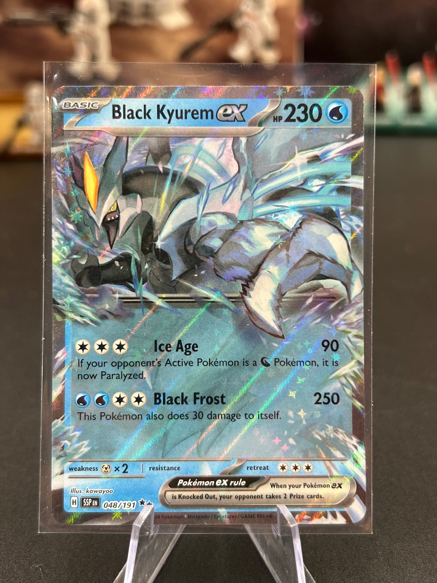 Black Kyurem ex - 048/191 - SV08: Surging Sparks (SSP) Pokémon TCG