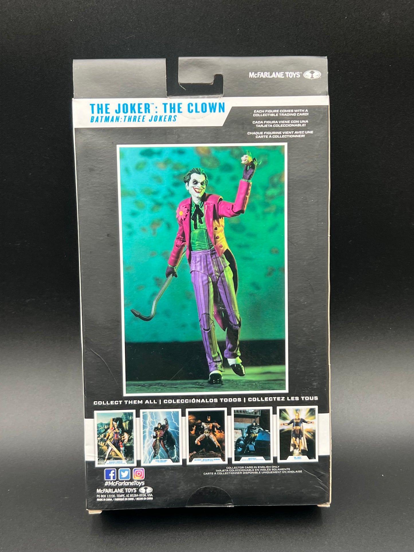 THE JOKER : THE CLOWN FIGURE McFarlane Toys DC Multiverse Batman Three Jokers