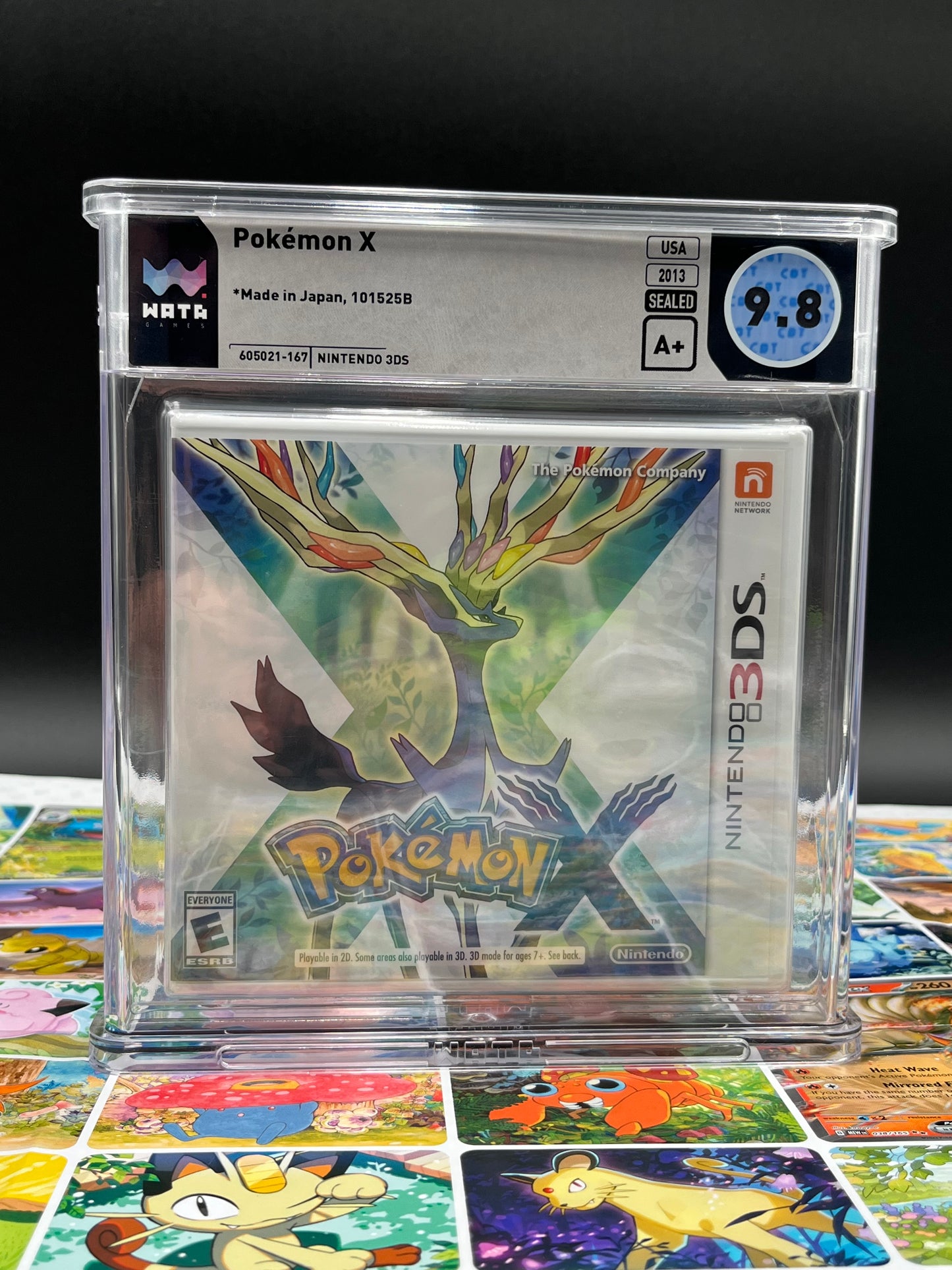 WATA 9.8 Pokémon X for the 3DS Nintendo 2013