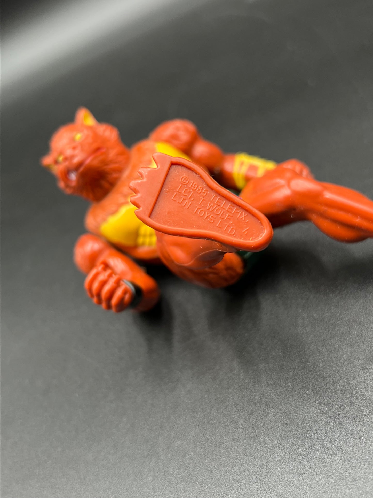 VINTAGE 1985 TELEPIX LCI 6" T. WOLF JACKALMAN 4 THUNDERCATS LJN TOYS LTD ~ACTION FIGURE
