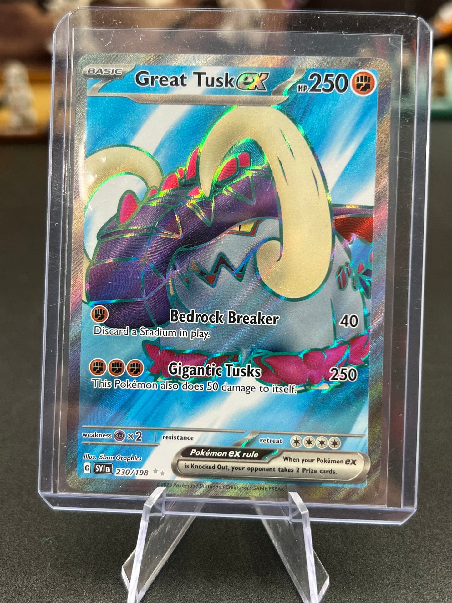 Great Tusk ex - 230/198 - SV01: Scarlet & Violet Base Set (SVI) Pokémon TCG