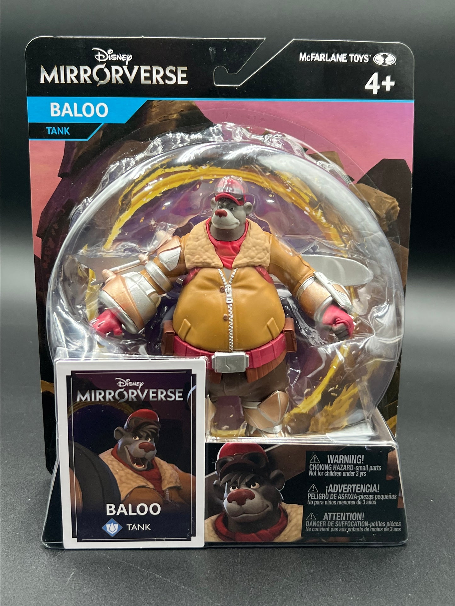 Disney Mirrorverse Baloo 5" Action Figure with Accessories McFarlane Toys