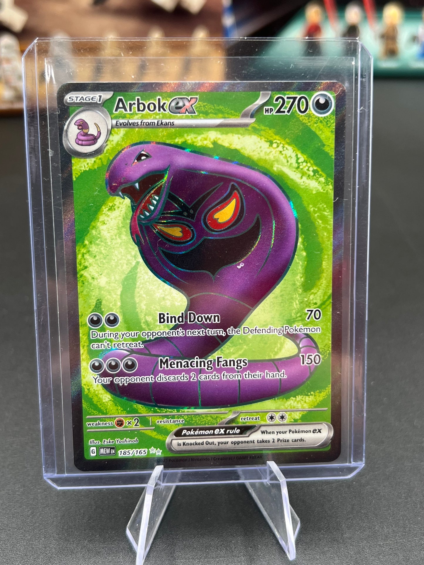 Arbok ex - 185/165 - SV: Scarlet & Violet 151 (MEW) Pokémon TCG