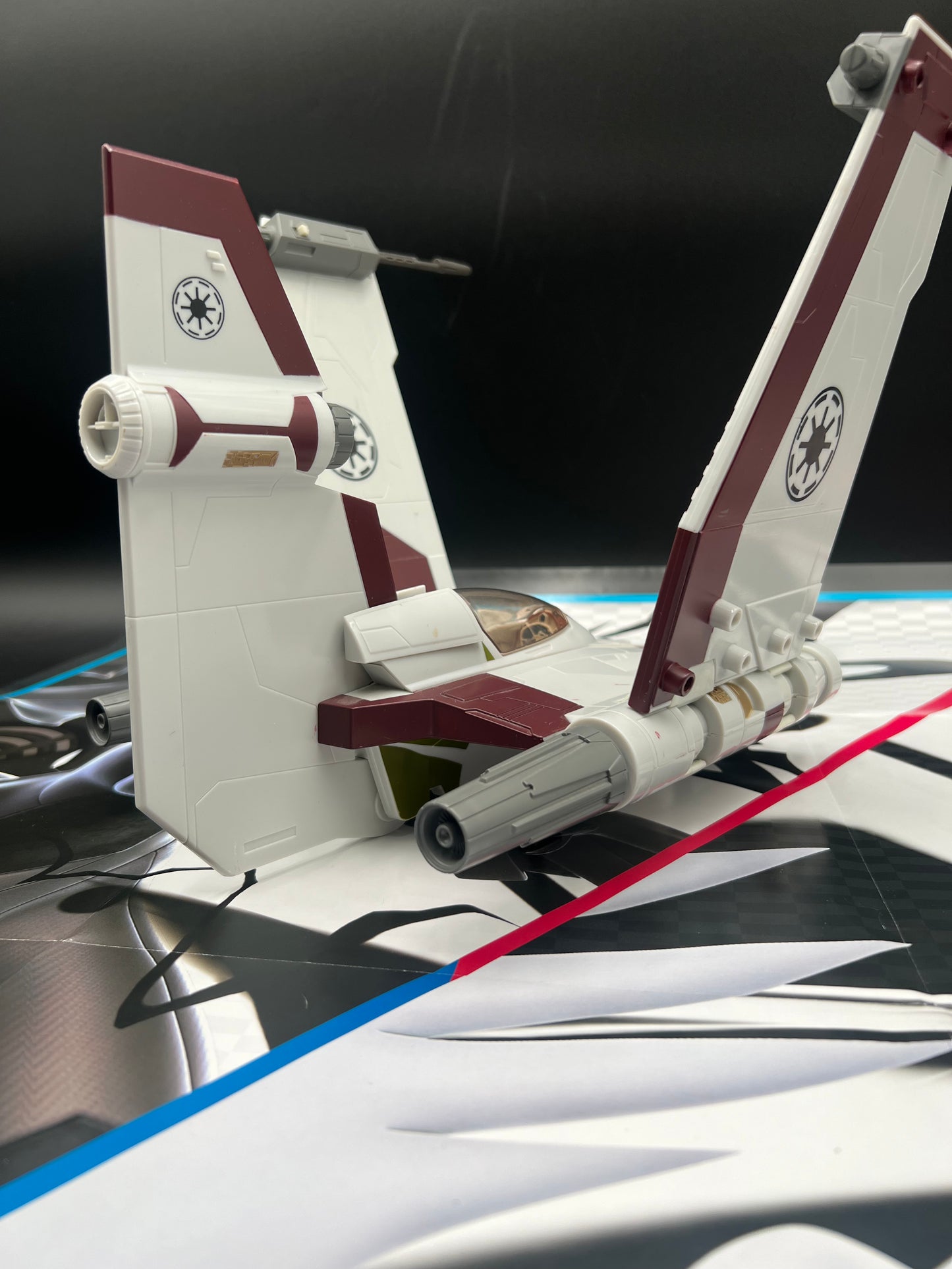 Star Wars V-19 Torrent Star Ship Clone Wars 2008 Hasbro