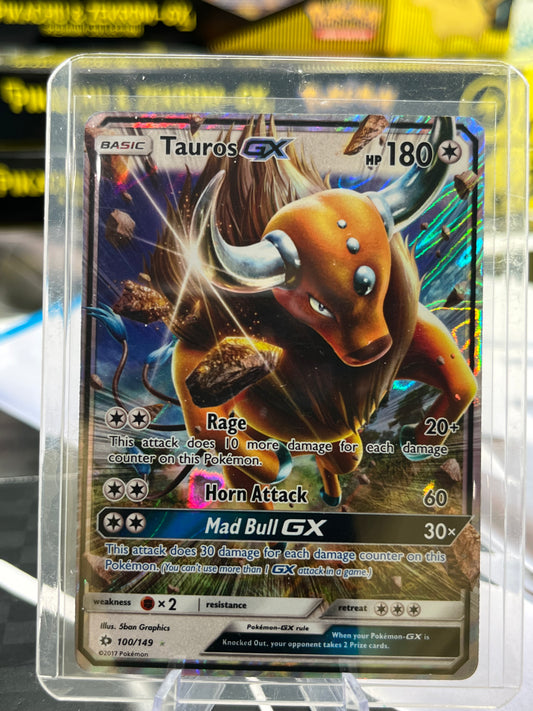 Tauros GX - 100/149 - SM Base Set (SM01) POKÉMON TCG