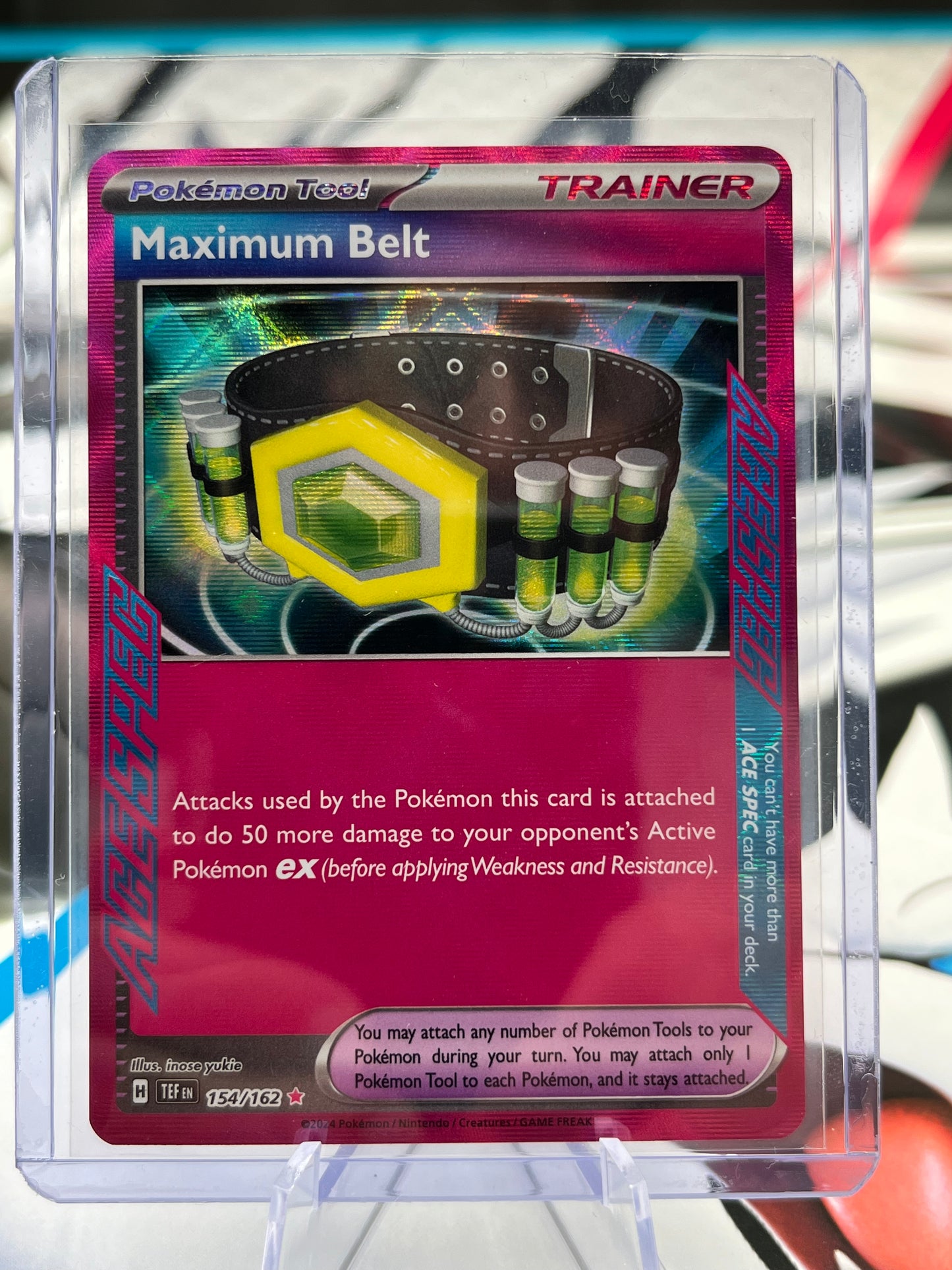 Maximum Belt - 154/162 - SV05: Temporal Forces (TEF) Pokémon TCG