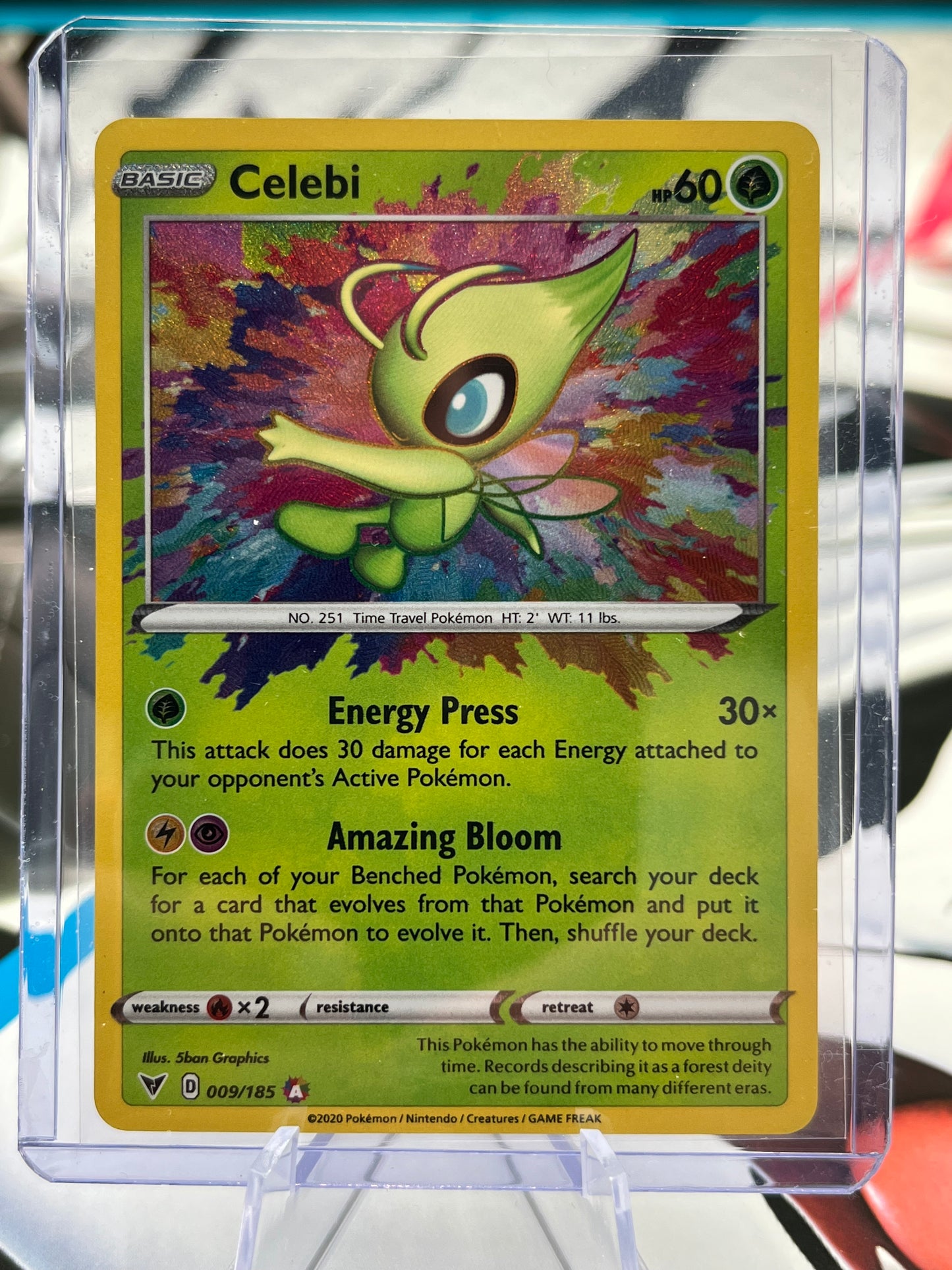 Celebi - 009/185 - SWSH04: Vivid Voltage (SWSH04) Pokémon TCG