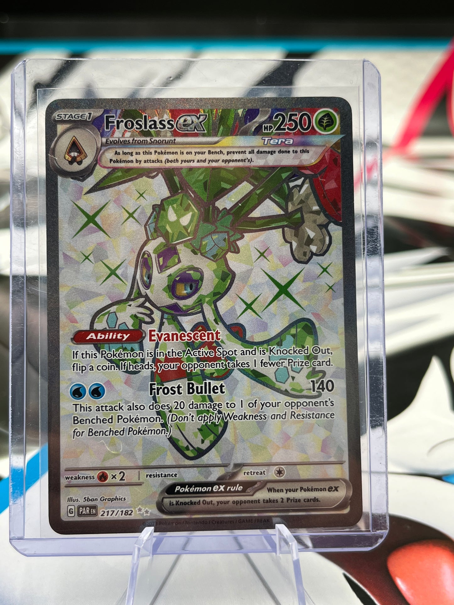 Froslass ex - 217/182 - SV04: Paradox Rift (PAR) Pokémon TCG