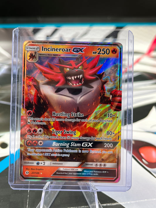 Incineroar GX - 27/149 - SM Base Set (SM01) Pokémon TCG