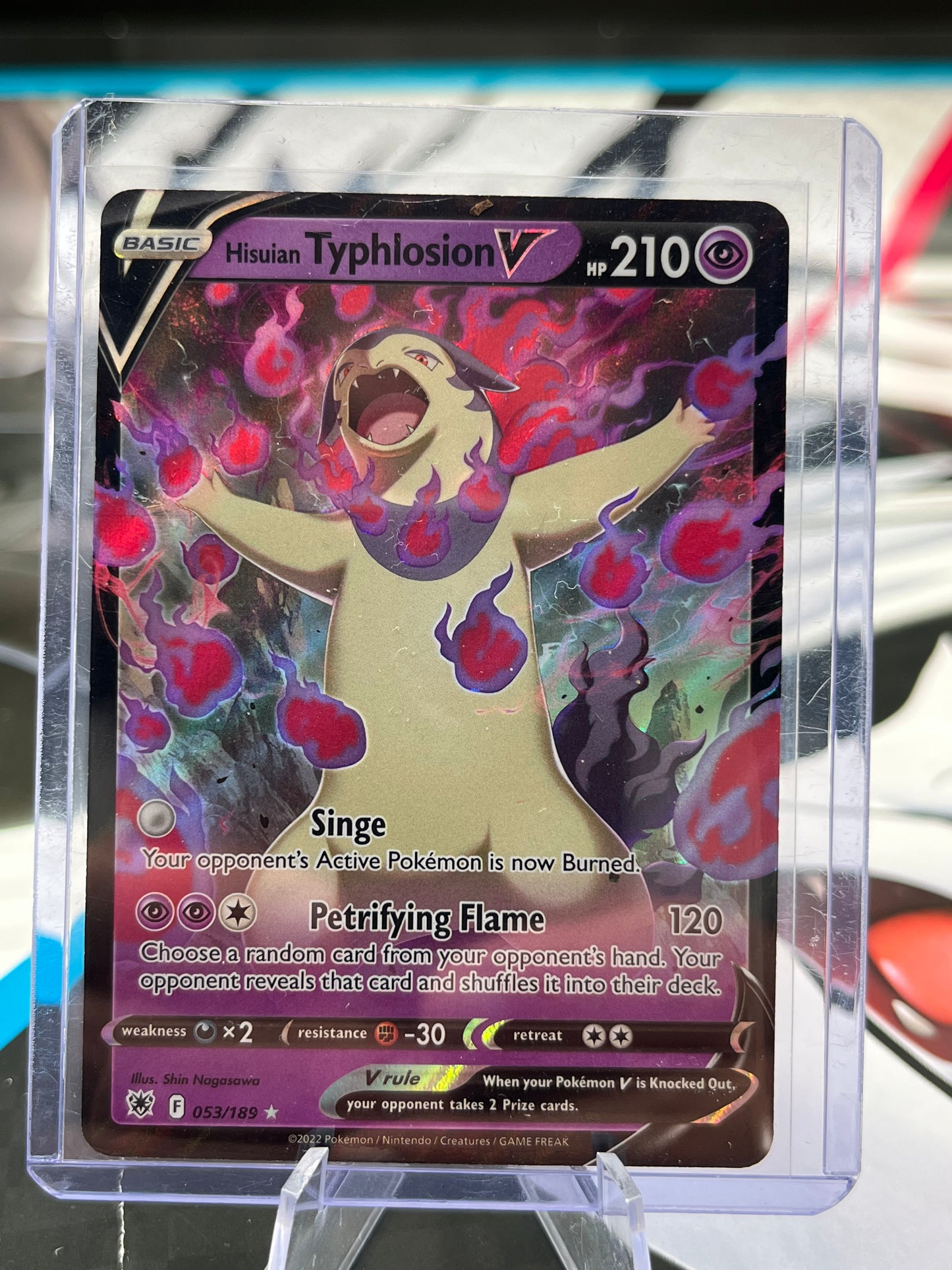 Hisuian Typhlosion V - 053/189 - SWSH10: Astral Radiance (SWSH10) Pokémon TCG