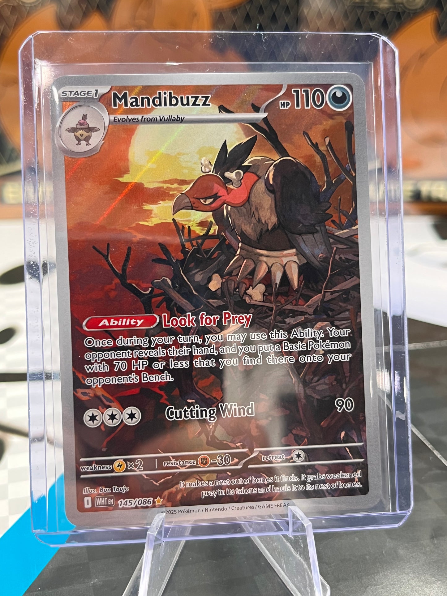Mandibuzz - 145/086 - SV: White Flare (WHT) Pokémon TCG