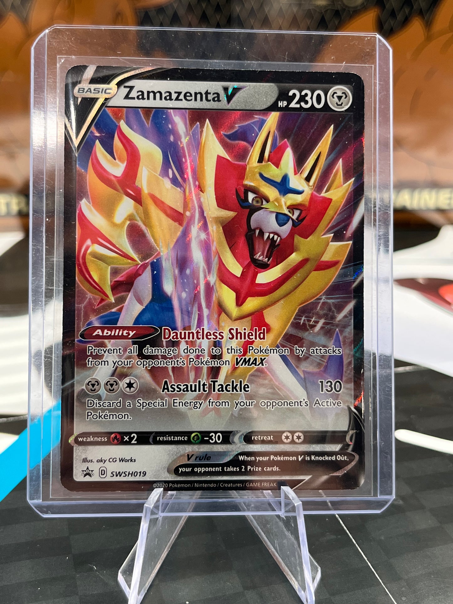 Zamazenta V - SWSH019 - SWSH: Sword & Shield Promo Cards (SWSD) Pokémon TCG