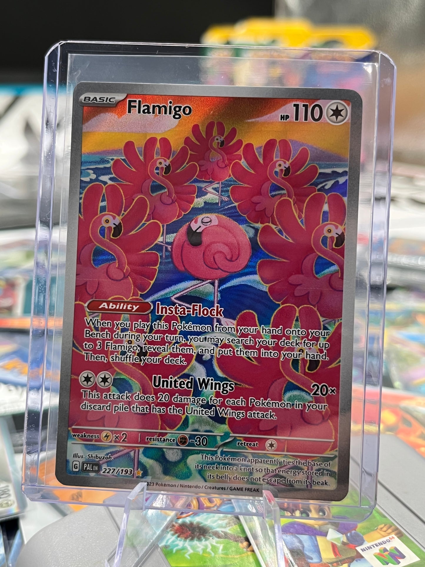 Flamigo - 227/193 - SV02: Paldea Evolved (PAL) Pokémon TCG