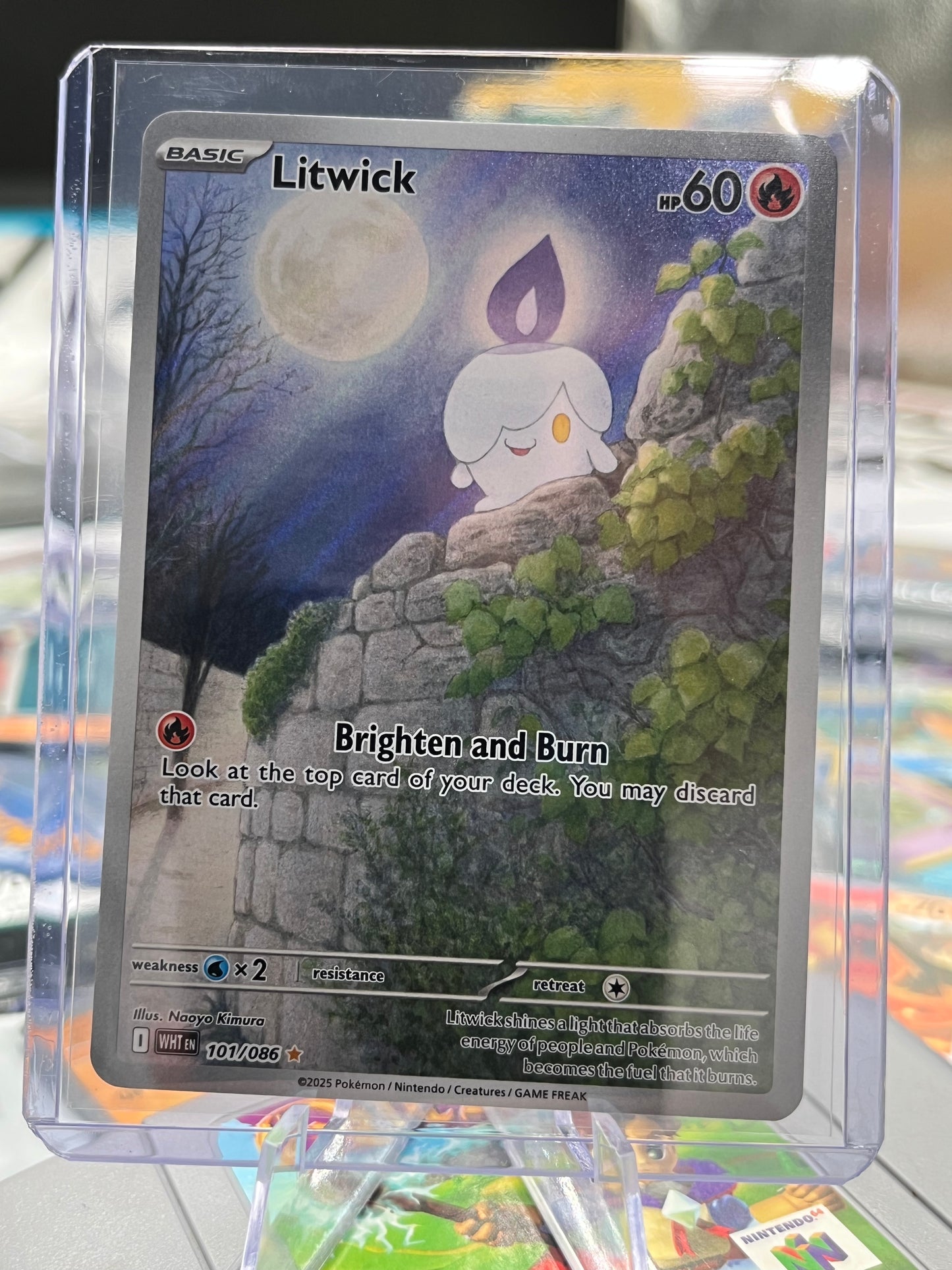 Litwick - 101/086 - SV: White Flare (WHT) Pokémon TCG