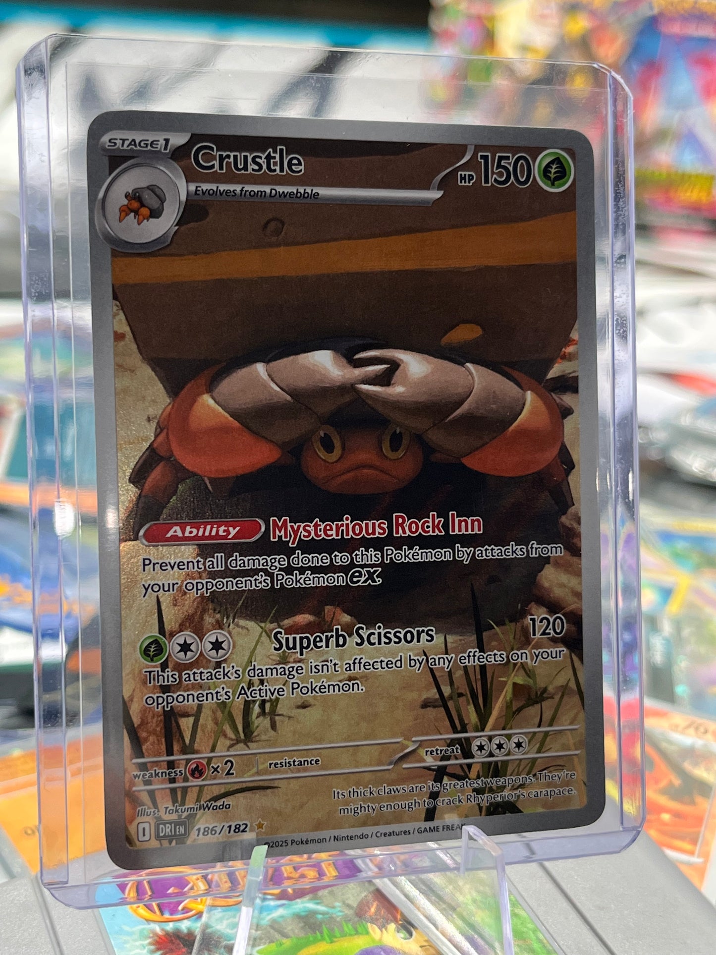 Crustle - 186/182 - SV10: Destined Rivals (DRI) Pokémon TCG