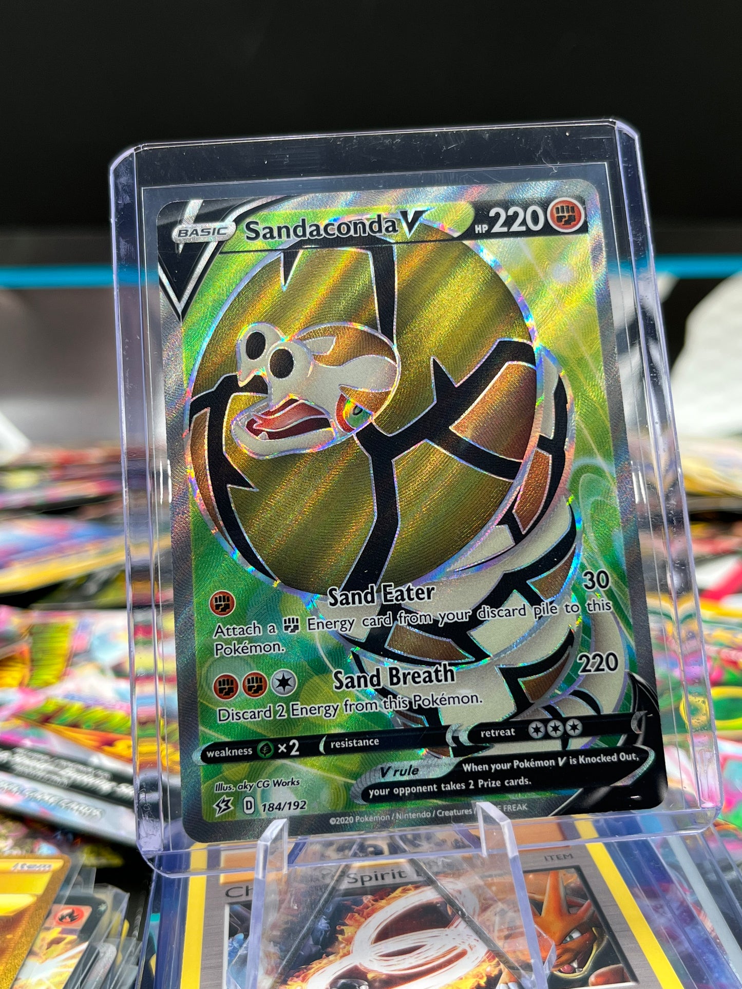 Sandaconda V (Full Art) - 184/192 - SWSH02: Rebel Clash (SWSH02) Pokémon TCG