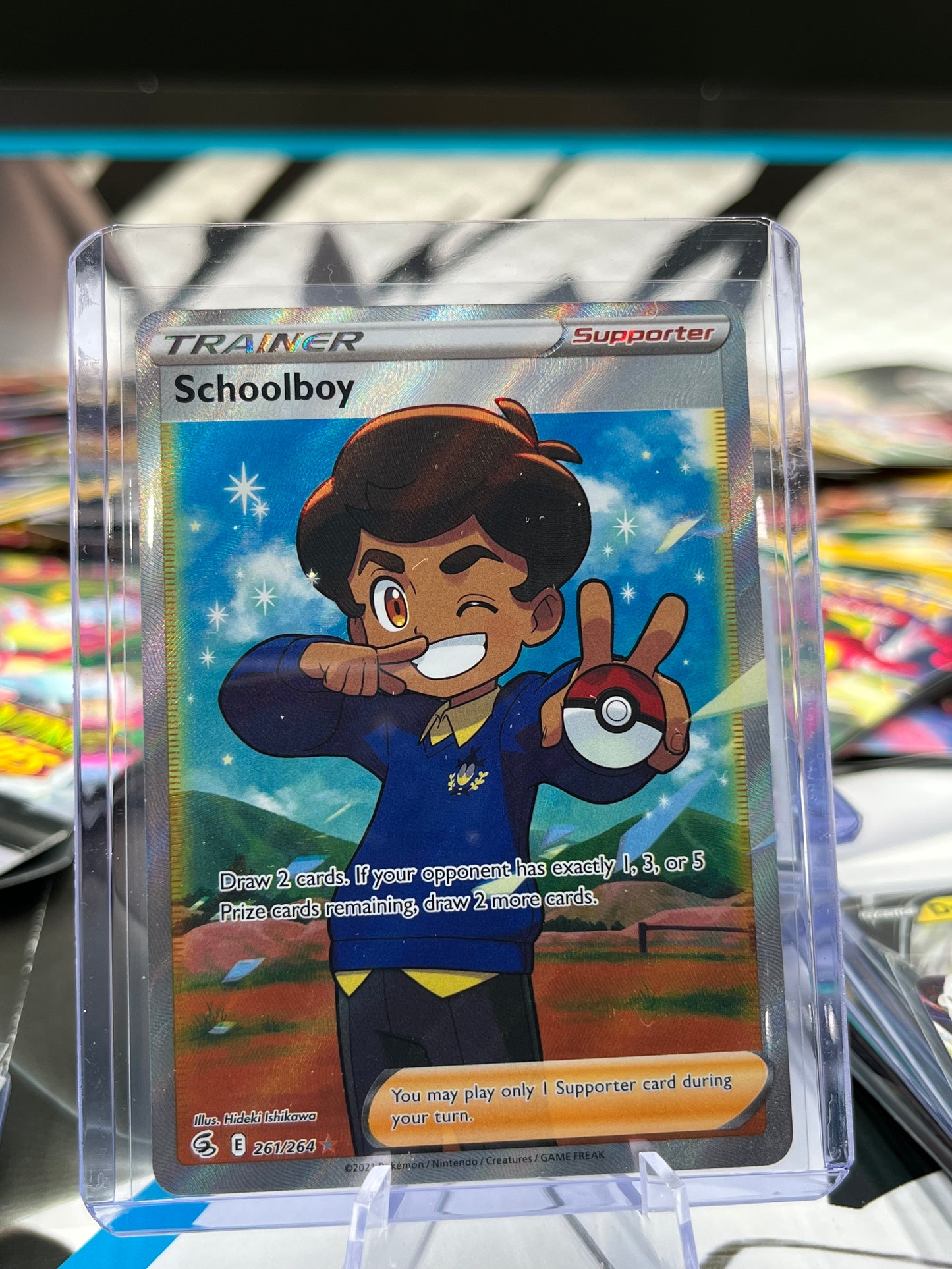 Schoolboy (Full Art) - 261/264 - SWSH08: Fusion Strike (SWSH08) Pokémon TCG