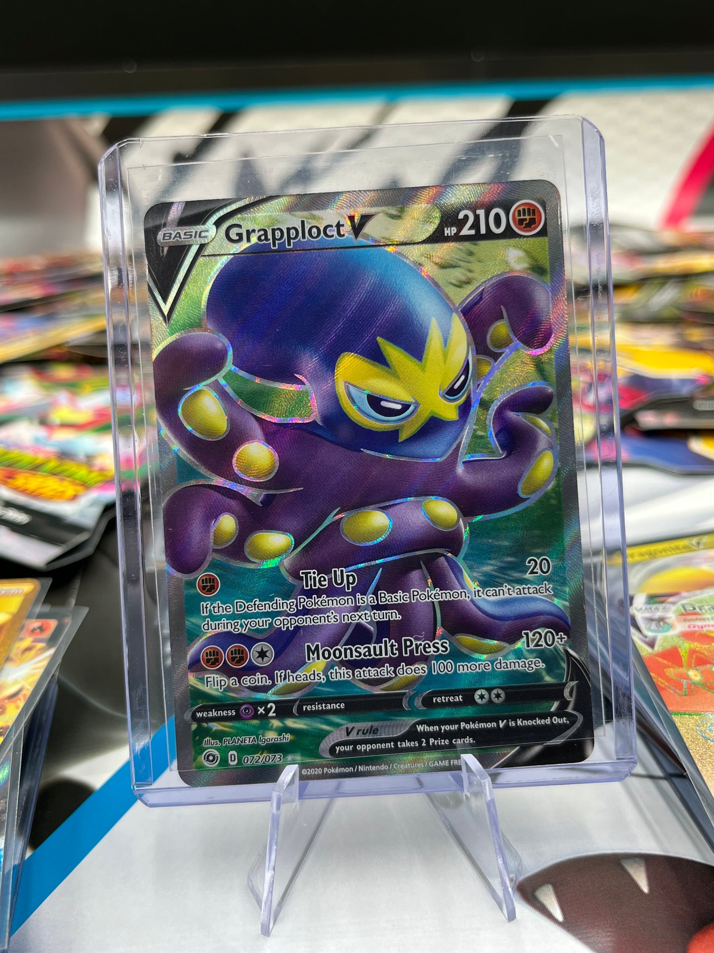 Grapploct V (Full Art) - 72/73 - Champion's Path (CHP) Pokémon TCG