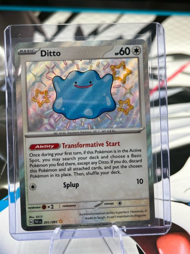 Ditto - 201/091 - SV: Paldean Fates (PAF) Pokémon TCG