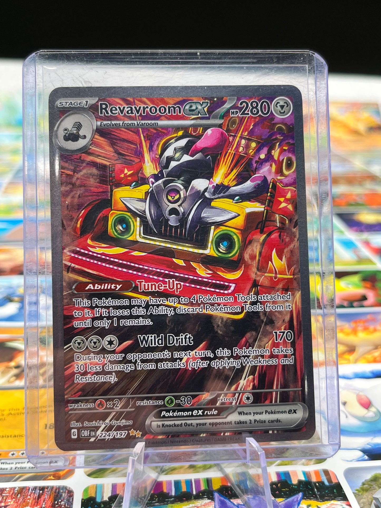 Revavroom ex - 224/197 - SV03: Obsidian Flames (OBF) Pokémon Card TCG