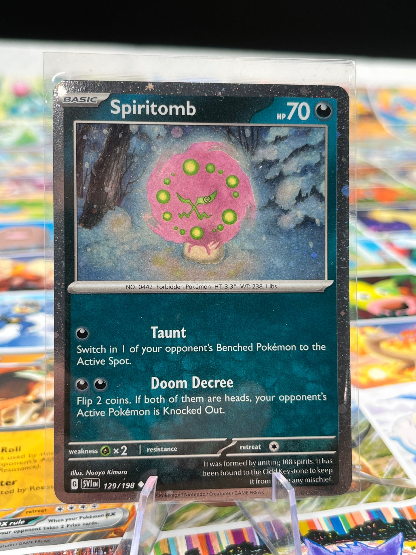 Spiritomb - 129/198 (Cosmos Holo) - Miscellaneous Cards & Products (MCAP) Pokémon Card TCG
