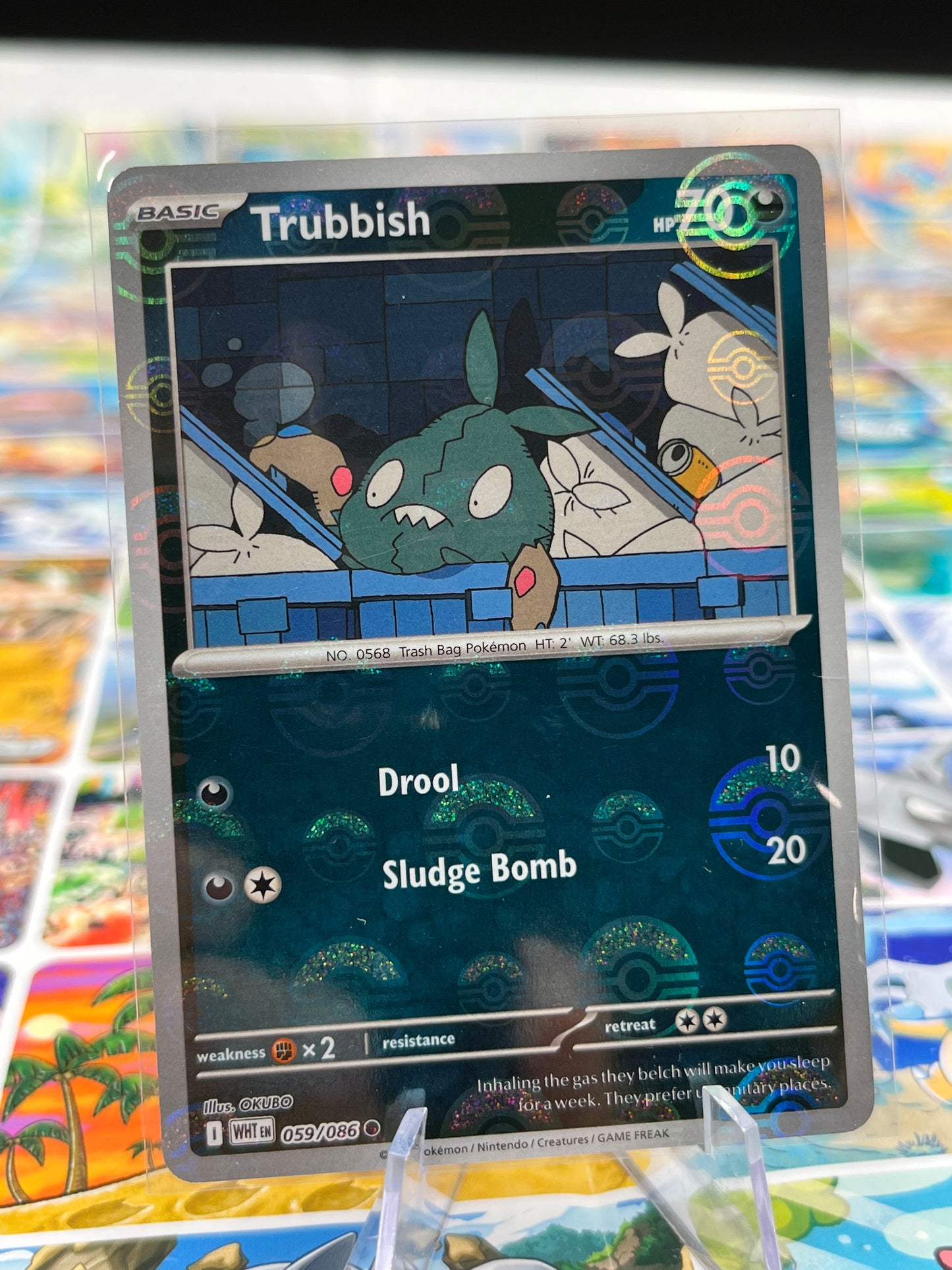 Trubbish (Poke Ball Pattern) - 059/086 - SV: White Flare (WHT) Pokémon Card TCG
