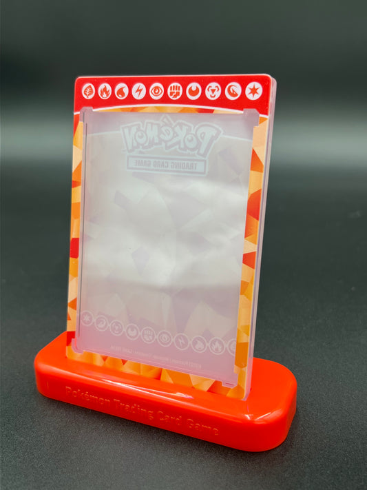 Red Ultra Pro Magnetic Card Protector Case with Display Base Stand Pokémon TCG