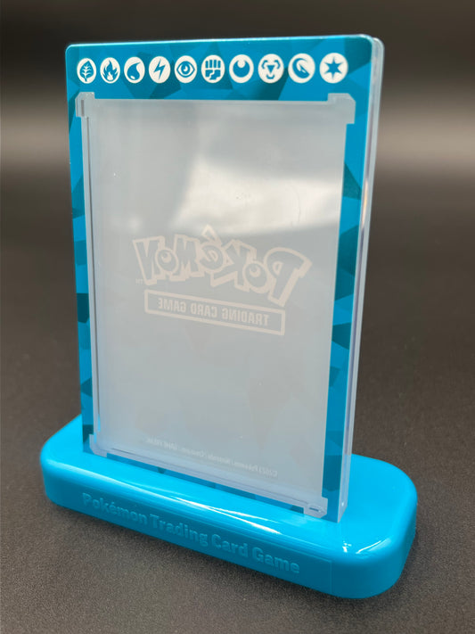Blue Ultra Pro Magnetic Card Protector Case with Display Base Stand Pokémon TCG