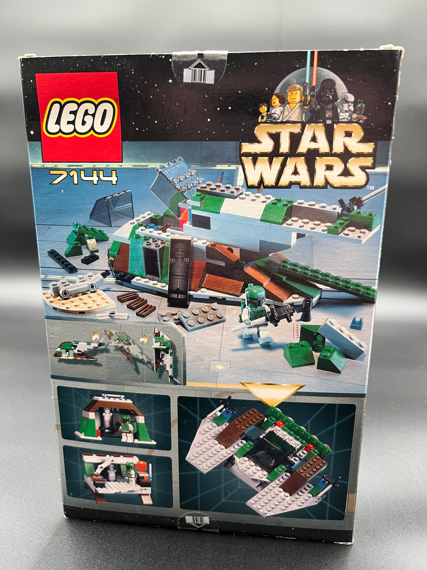 Lego Star Wars 7144 NEW Vintage Slave 1 with Boba Fett (Damaged Box)