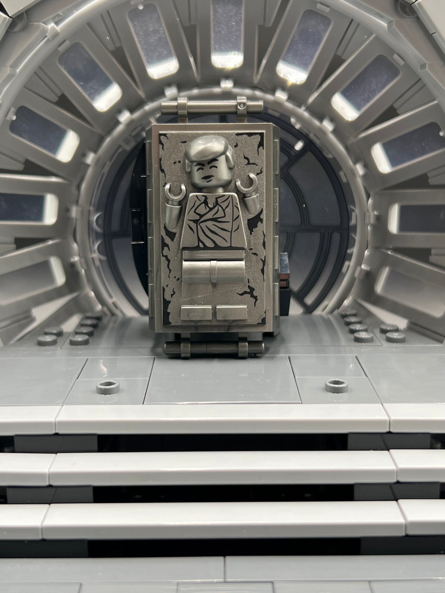 Minifigure, Utensil Carbonite Block with Bar Handles with Han Solo Pattern Item No: 87561pb01 Alternate Item No: sw0978 LEGO Star Wars Minifigure Set 75137