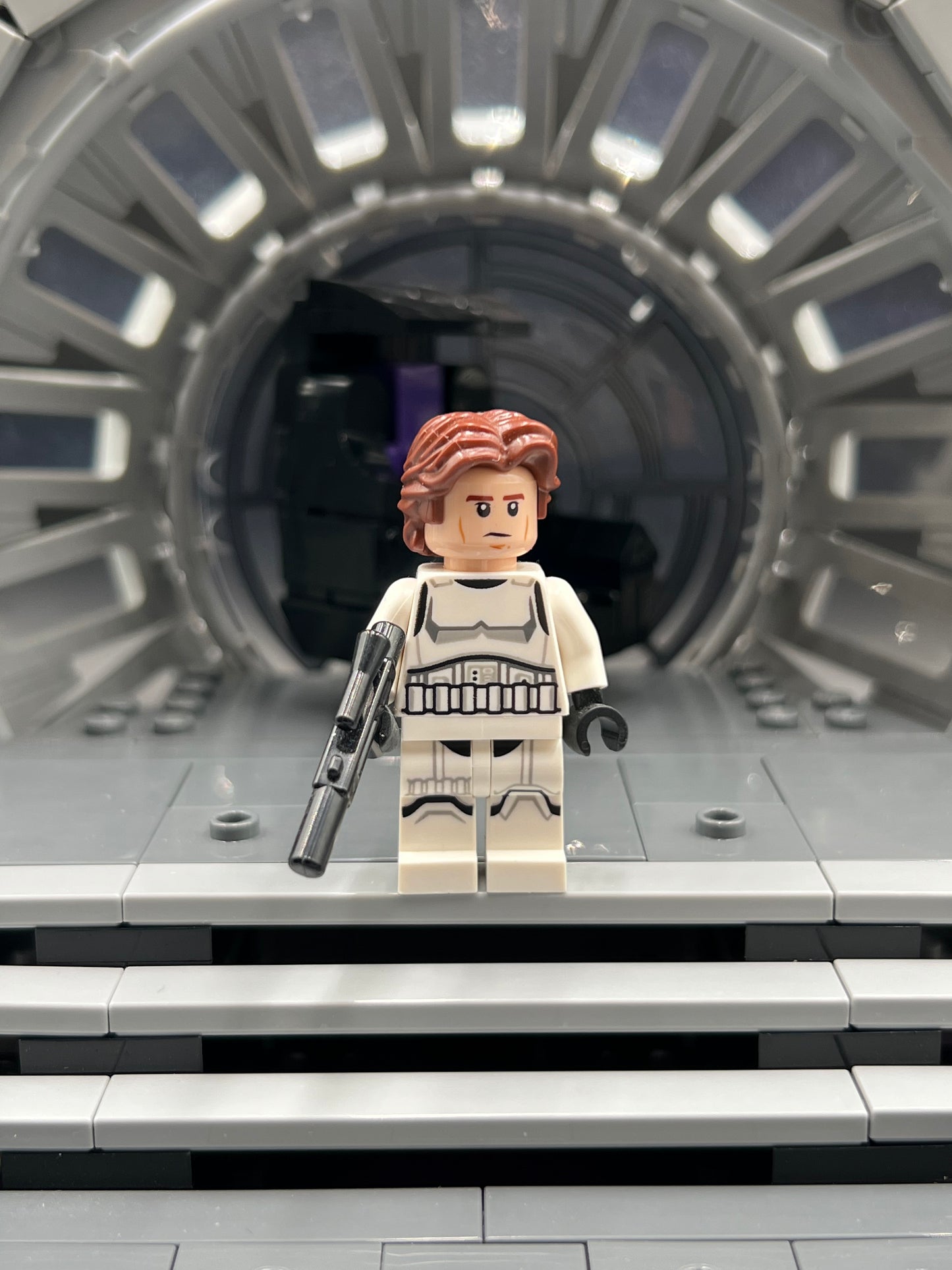 Han Solo - Stormtrooper Outfit, Printed Legs, Shoulder Belts Item No: sw1204 Star Wars LEGO Set 75339