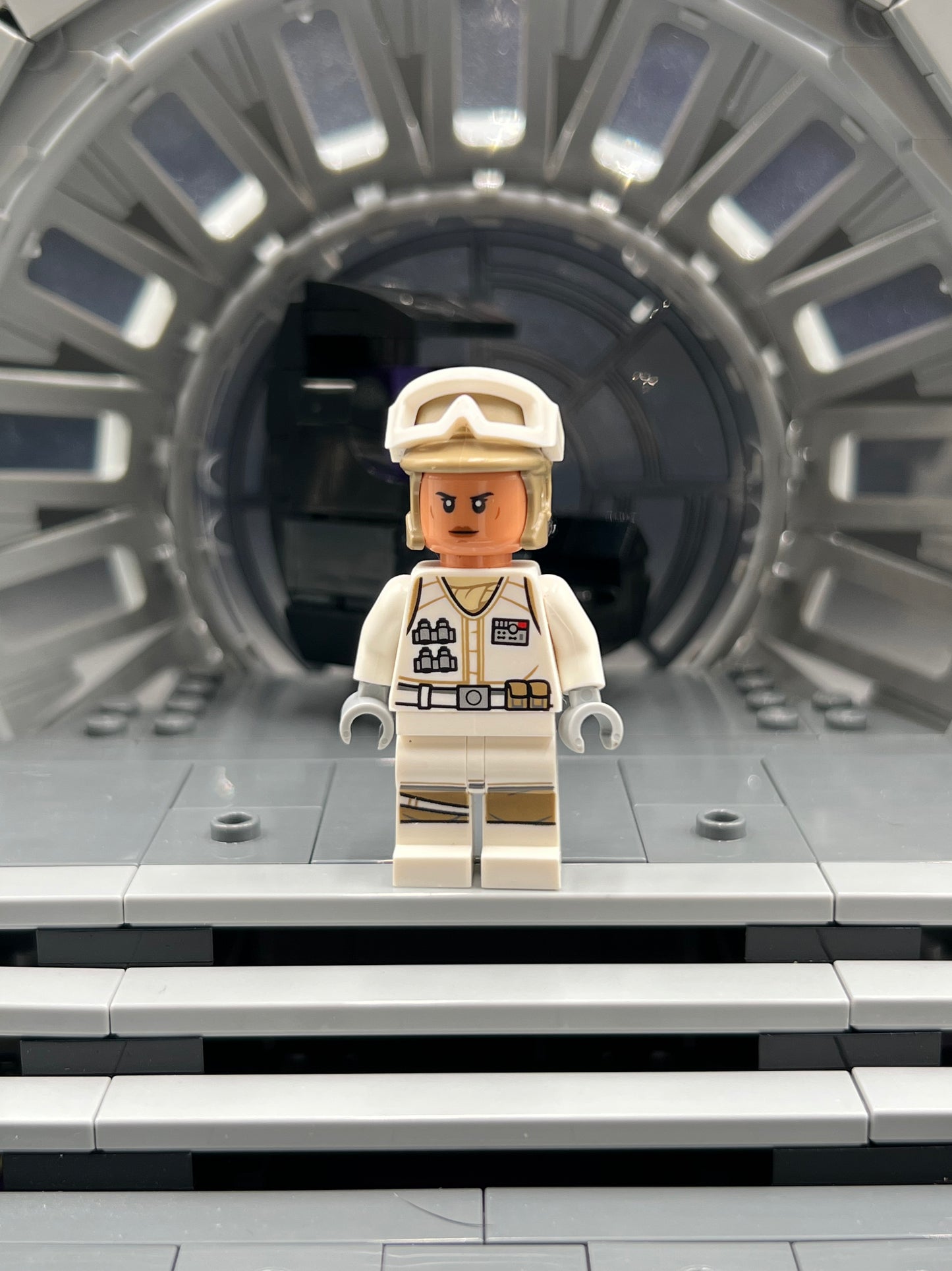 Hoth Rebel Trooper White Uniform, Dark Tan Helmet, Female Item No: sw1188 LEGO Star Wars Minifigure Set 40557