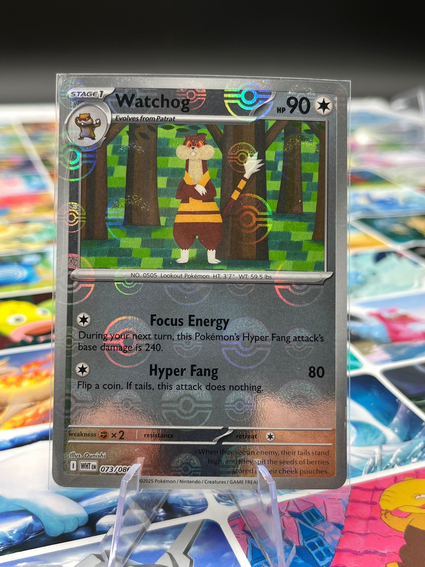 Watchog (Poke Ball Pattern) - 073/086 - SV: White Flare (WHT) Pokémon TCG