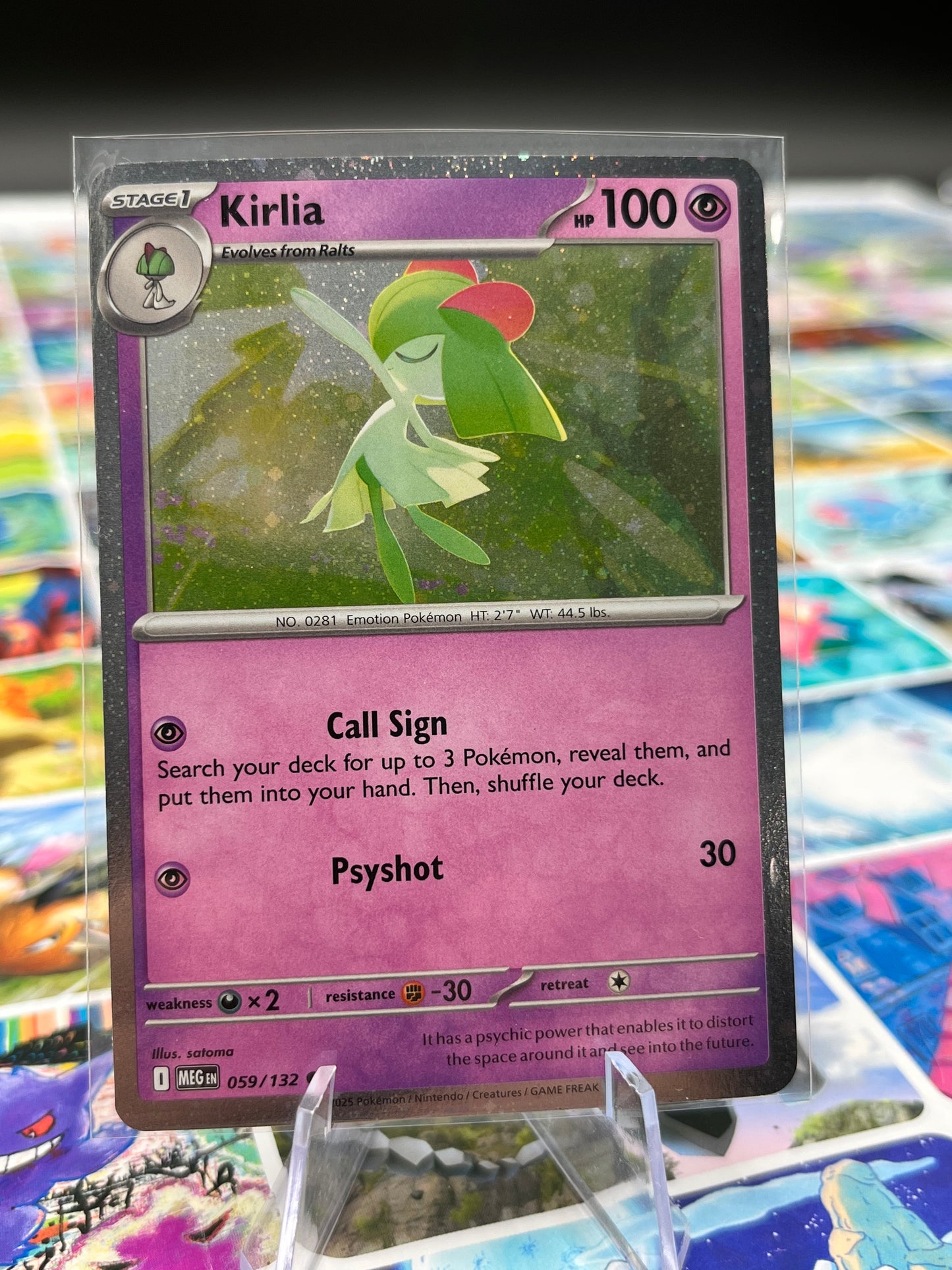 Kirlia (Cosmos Holo) - 059/132 - Miscellaneous Cards & Products (MCAP) Pokémon TCG