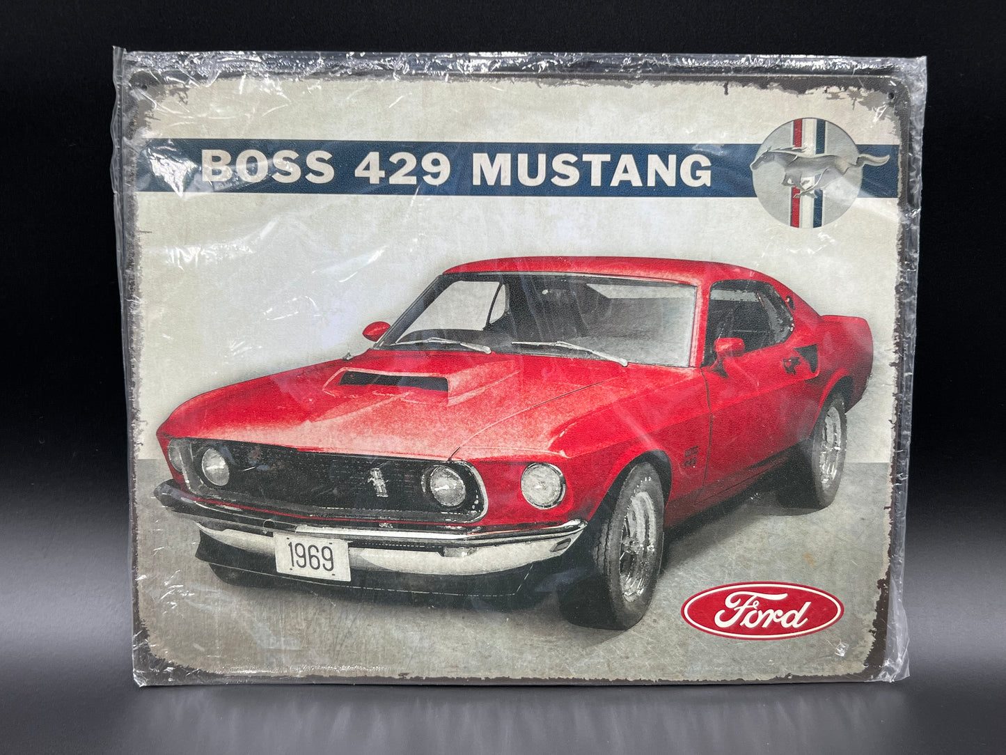 1969 Mustang Mach 1 Boss 429 Metal Sign Pub Game Room Bar New