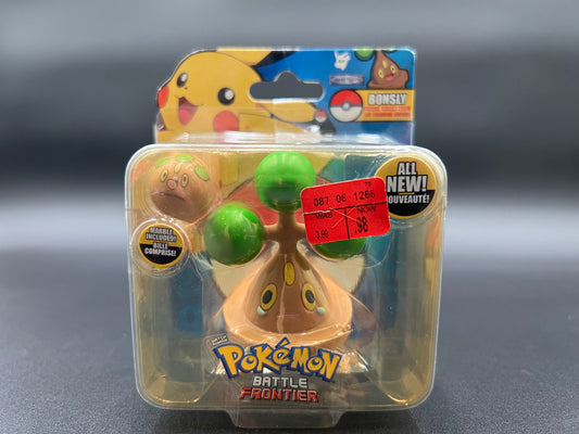 Pokemon Battle Frontier Bonsly figure w/ marble Nintendo Game Freak 2007 NEW