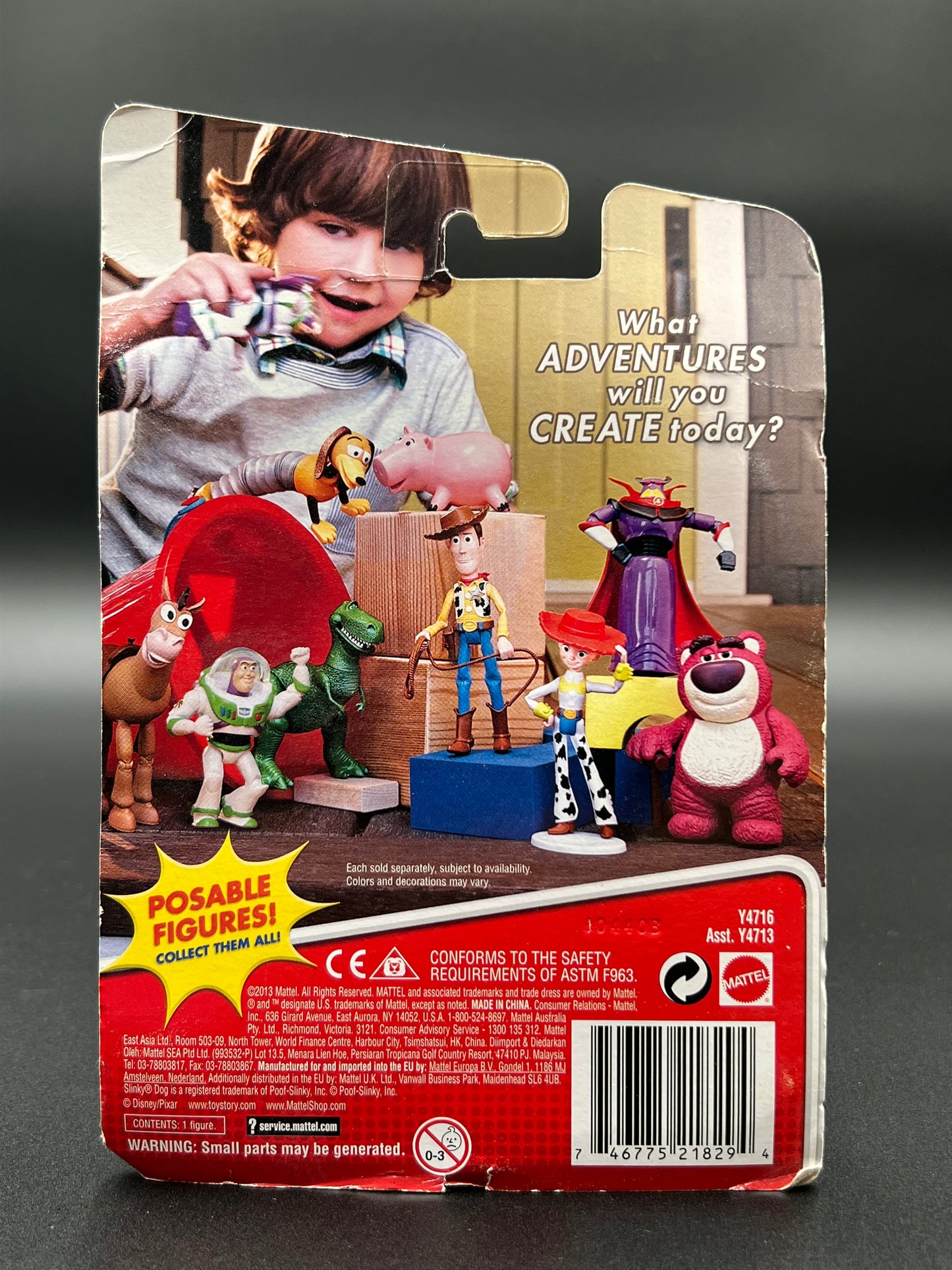 Disney Pixar Toy Story Rex the T-Rex Dinosaur Figure 2011 Action Figure