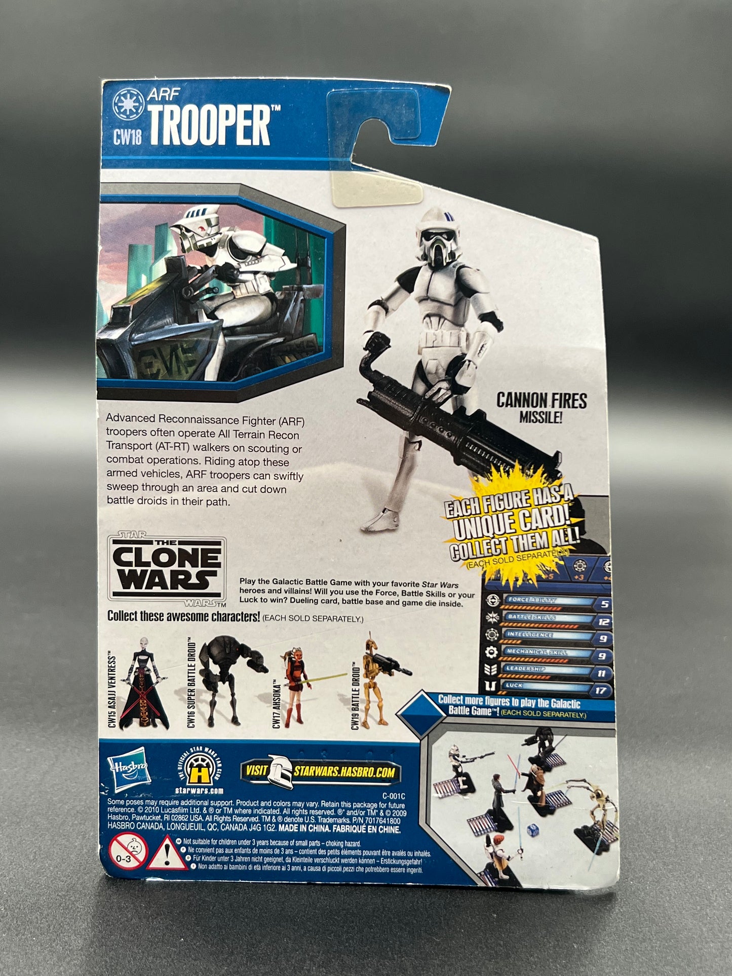 Star Wars Clone Wars 2010 Animated Figure ARF Trooper #18