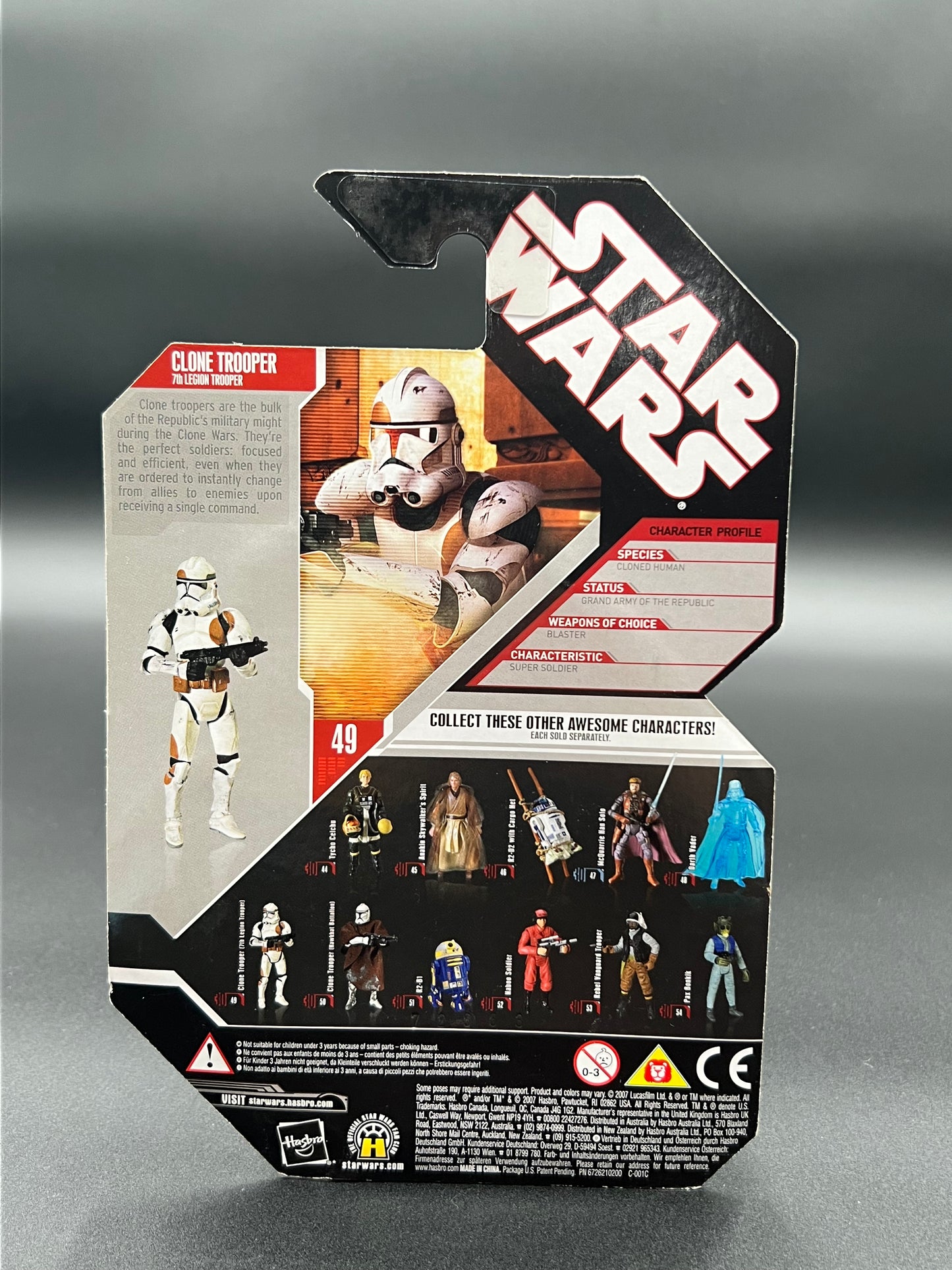 STAR WARS 30th Anniversary Collection CLONE TROOPER 7TH LEGION TROOPER #49 2007