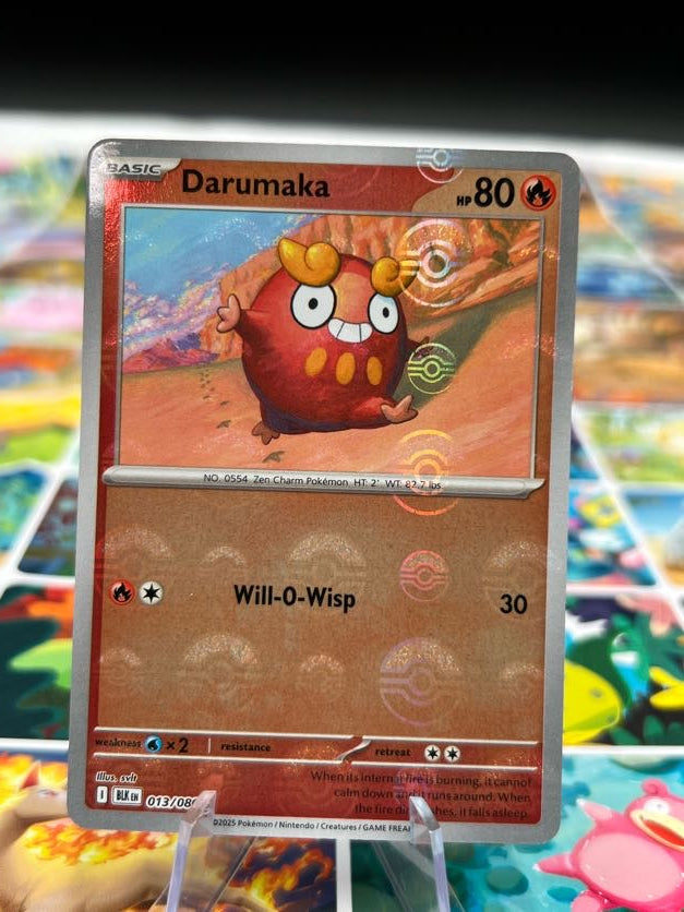 Darumaka (Poke Ball Pattern) - 013/086 - SV: Black Bolt (BLK) Pokémon Card TCG