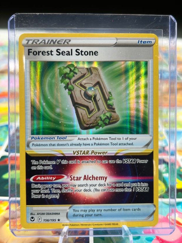 Forest Seal Stone - 156/195 - SWSH12: Silver Tempest (SWSH12) Pokémon Card TCG